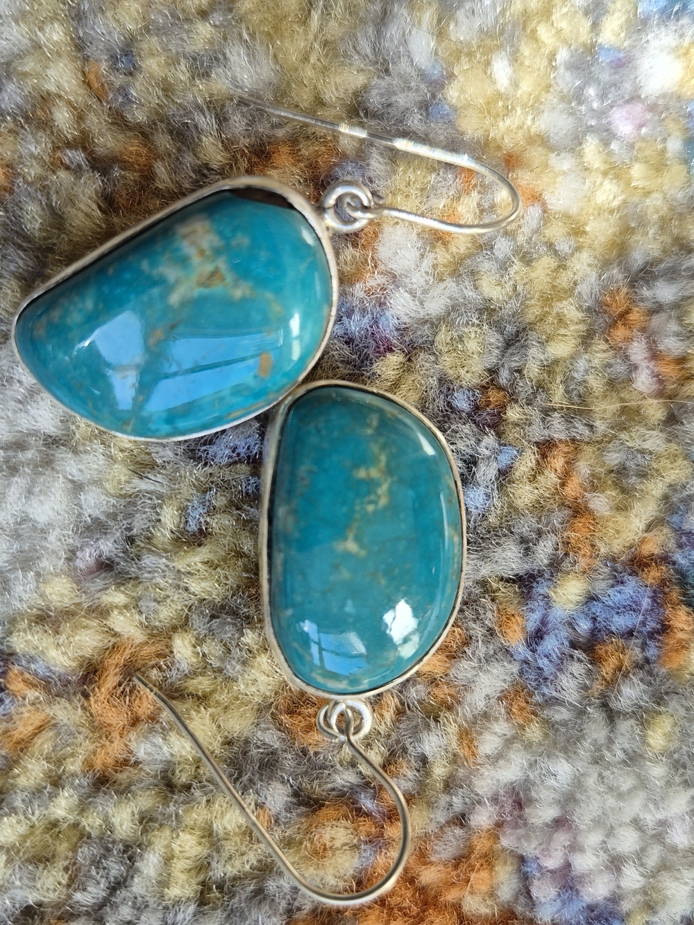 Sterling & Turquoise Drop Earrings